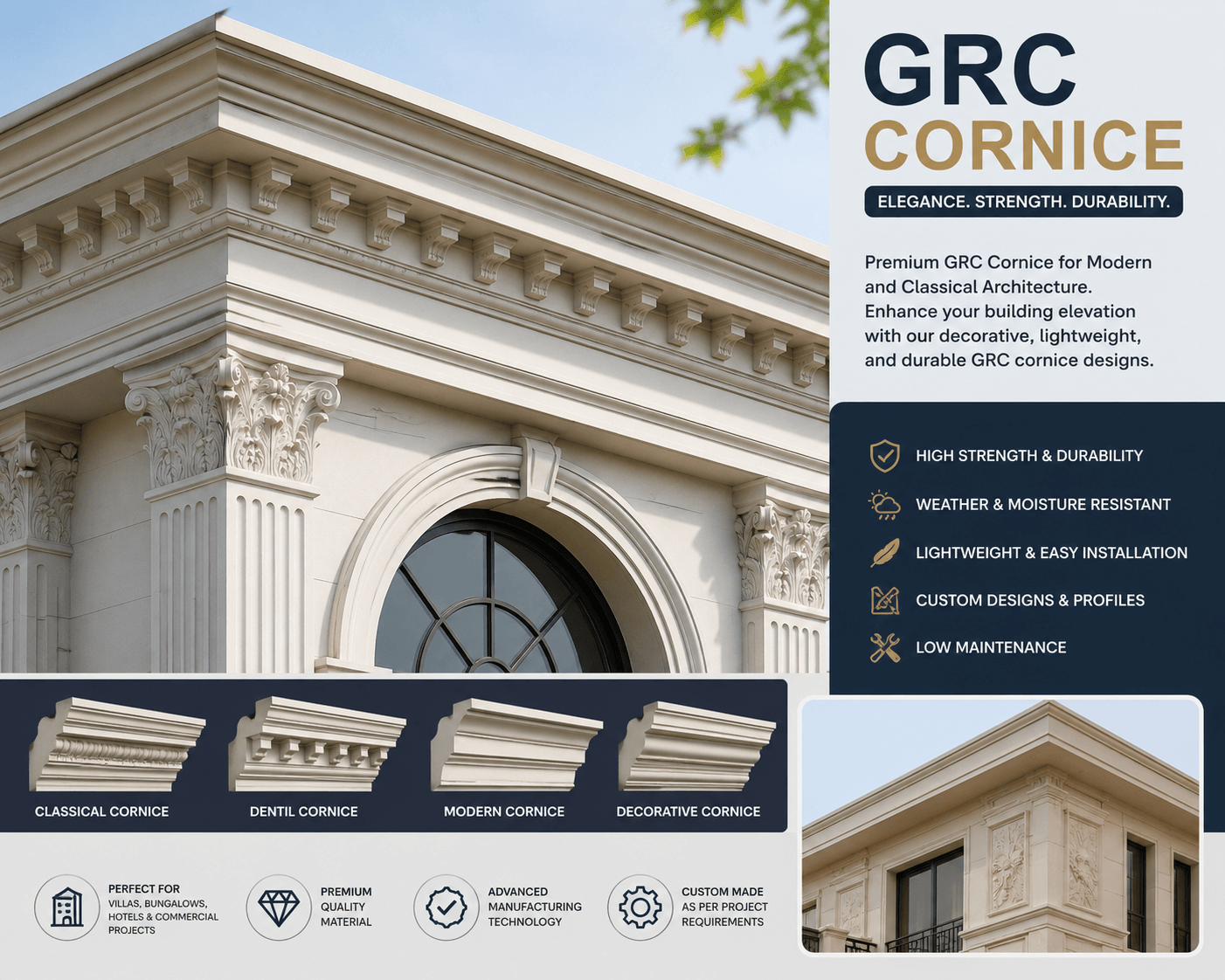 GRC Cornice